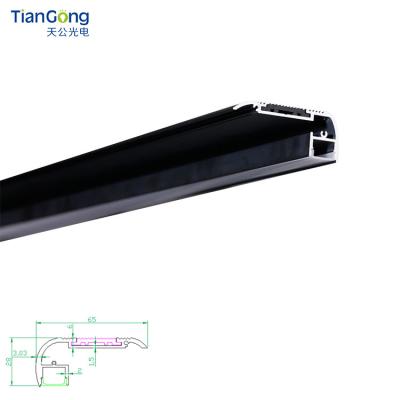 China TL6528 commercial linear stair anodized aluminum extruded led profile for theater and cinema stage led strip light for sale