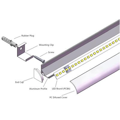 China Decorations Stair Nose Lighting For Strip Lights 16*16*1004 Flexible Aluminum Led Strip Profile Channel Staircase Color Cabinet Black Light for sale