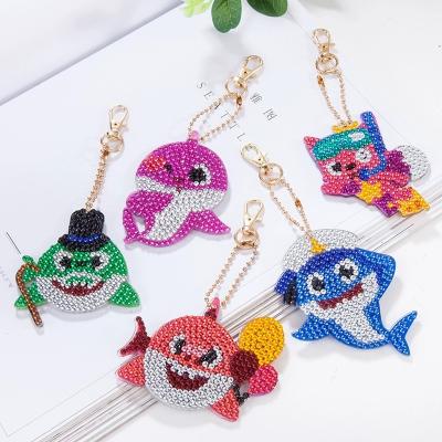 China Creative Handmade Diy Diamond Painting Key Chain Diamond Key Chain for sale