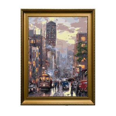 China Realistic New York City Painting DIY Oil Painting By Numbers Supplier Wholesale Factory Direct Supply for sale