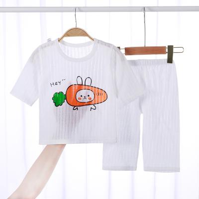 China 2021 Girls Fashion Clothes Pattern Design Summer T-shirt Pants Suit Baby 2 Casual Pants Suit for sale