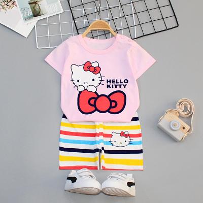 China New Baby Boy Casual Jogger Girl Fashion Jogging Clothes Set Sweat Suits Clothing Wholesale Home Tracksuit for sale