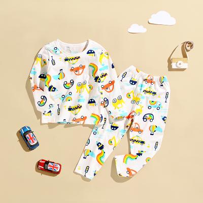 China Autumn Children Casual Cartoon Spring Print Nightgowns Girls Family Pajamas Animal Kids Pajamas Sets Boys Clothes Sleepwear Baby Pajamas for sale