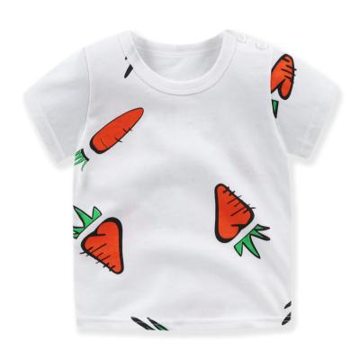 China High Quality Cotton Casual Cartoon Pattern Custom Children's T-shirt Boys And Girls Clothing for sale