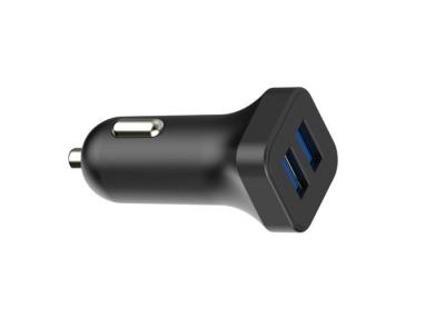 China RoHs certificó 12VDC - puerto de USB dual del cargador del coche de 24VDC USB 5V 2.4A en venta