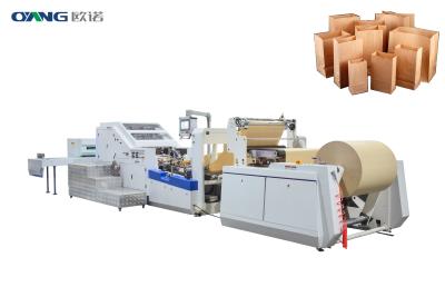 China Full Automatic Food Paper Bag Making Machine Made in China Ounuo for sale