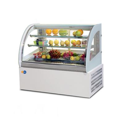 China Cake Showcase Countertop Refrigerator Bakery Showcase Glass Display Refrigeration Equipment for sale