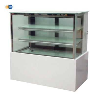 China DOBEST 160L Refrigerated Countertop Cake Display Cooler Table-type Arc Cabinet Cooler Fridge Glass Door Low Energy High Speed for sale