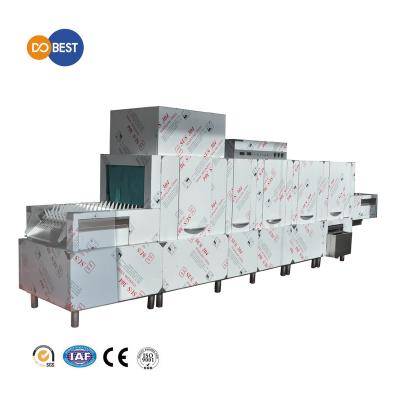 China Tunnel Dishwasher Conveyor Belting Dishwasher With Dryer for sale