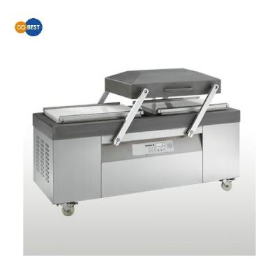 China 2022 DOBEST CE Meat Packing Machine Food Container Sealing Machine Table Top Vacuum Packing Machine for sale