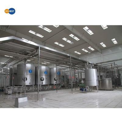 China 2022 DOBEST Complete UHT Milk Production Line/Mini Dairy Processing Plant Equipment for sale