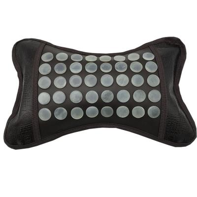 China Neck Jade Massager Pillow Jade Far Infrared Heating Neck Massager Jade Pillow for sale