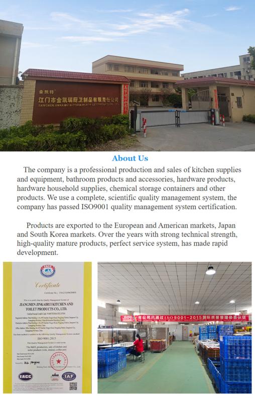 Verified China supplier - Jiangmen Jinkairui Kitchen & Bathroom Products Co., Ltd.