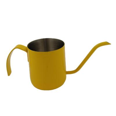 China Viable Wholesale Price SUS304 Handle Drip Coffee Pot Without Lid Long Spout Mouth Coffee Kettle for sale