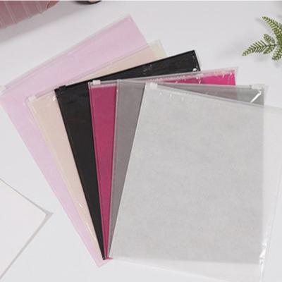 China Recycled Resealable Plastic Matt Clear Printed Materials Zipper Lock Packaging Custom Colored Ziplock Bag for sale