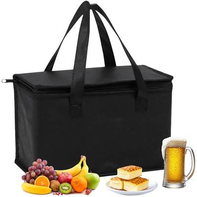 China 2022 Cooler Portable Waterproof Lunch Bag Canvas Lunch Bag Thermal Insulated Food Picnic Lunch Bags For Women Kids for sale