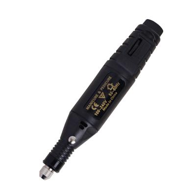 China Portablely Mini Electric Grinder Micro Polishing Plug-in Engraving Pen Electric Drill Antique Nail Grinder for sale