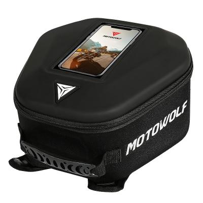 China Motowolf Fashion Geometric EVA Sport Fuel Motorbike Waterproof Portable Motorcycle Tank Bag for sale