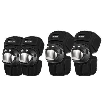 China Motowolf Reflective At Night Shockproof Motorbike Elbow Pads Motorcycle Knee Sliders For Racing for sale