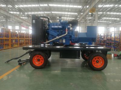 China Viertakt 150kVA dieselgenerator mobiele Dg set Yuchai aangedreven Te koop