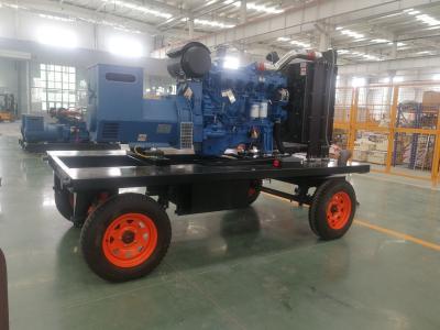 China Generador de alta eficiencia 125kva 100kw montado en remolque en venta