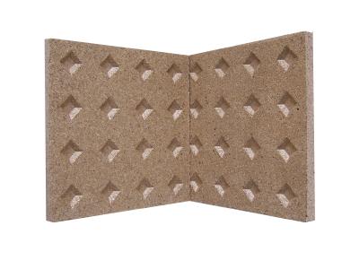 China Heatproof Vermiculite Board For Stoves CNC Machining Fireplace Insulation Board for sale