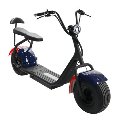 China 60V Classic Motorcycle Unisex Electric Off Road Motorcycle Electric Scooter With Wide Seat Wheel Scooter for sale