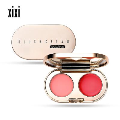 China Moisturize Two Tone Waterproof Brighten Skin Tone Nude Makeup Blush Powder for sale