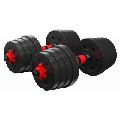 China Cheap Price Durable Neoprene Rubber Dumbbells / Barbells Rubber Weight Dumbells Set Adjustable 50kg Dumbbell For Sale for sale