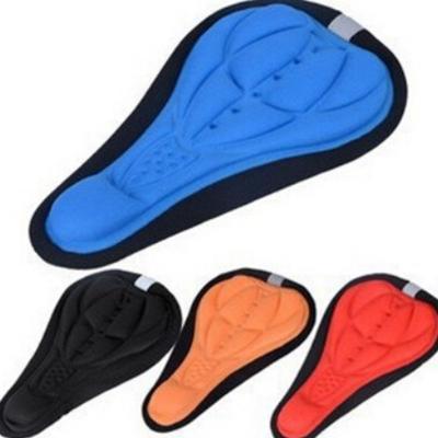 China Comfortable Bicycle Saddle Cover Comfort 3d Saddle Cycling Parts Bike Seat Mat Pad Cushion Cover for sale