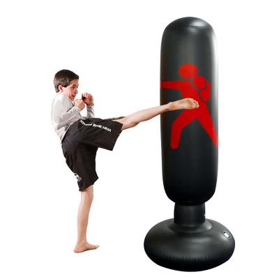 China 0.30PVC mounted pro fitness base standing boxing childnen free punch bag and kick bag for sale for sale