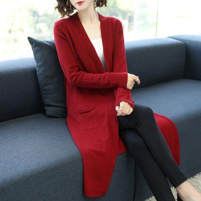 China Breathable Women Fast Fashion Clothes Wholesale Long Cardigan Ladies Sweater for sale