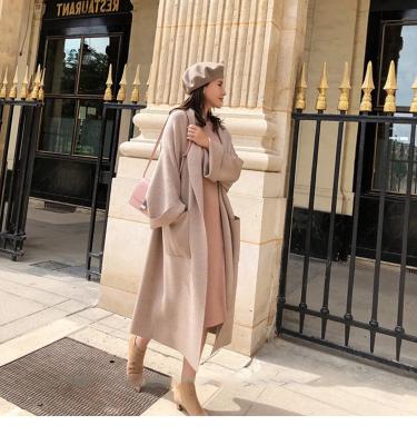 China Anti-pilling Women's Fashion Long Cardigan Ladies Loose Plus Size Sweater Knitwear for sale