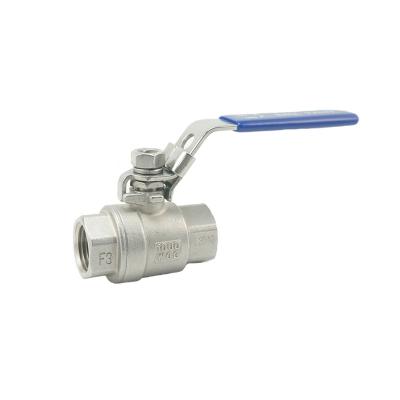 China General Thread 1/2 BSP NPT Female SS304 Stainless Steel Sanitary Ball Valve 2pc for sale