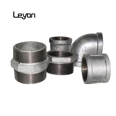 China Iron galvanized pipe fittings manufacturer gi fittings threaded fitting 3/4 inch male and female socket for sale