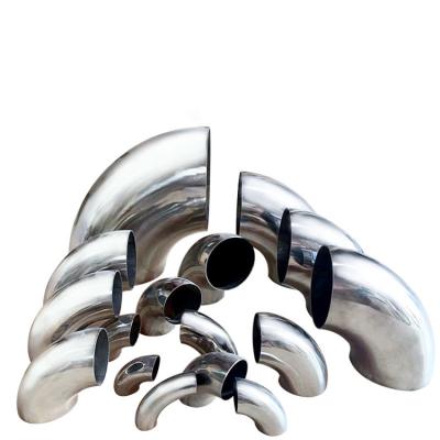 China Customized TP304 304l 316L Elbow Stainless Steel Pipe Fittings Round for sale