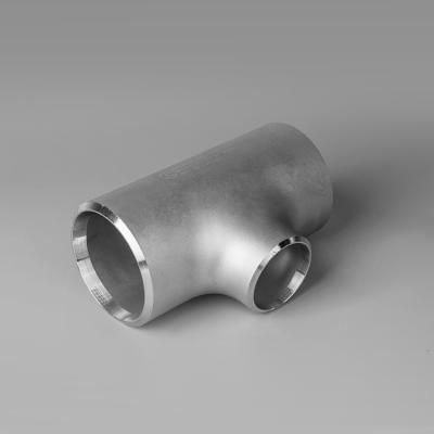 China 304 316 317 2205 2507 904l Steel Pipe Fittings Tee Reducer Round Equal Stainless Steel Tee for sale