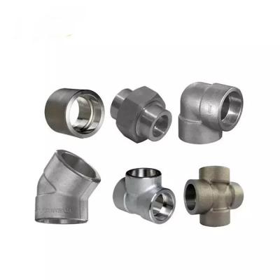 China 304 316L Stainless Steel Elbow / Tee / Cross / Reducer Pipe Fittings Round for sale