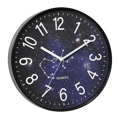 China 2020 Personalized Customization New Arrivals Customization Constellation Round Quartz Wall Clock for sale