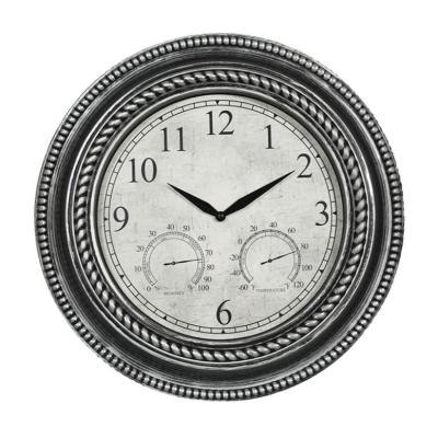 China Factory direct Hot-selling antique style wall clock with thermometer with good service for sale