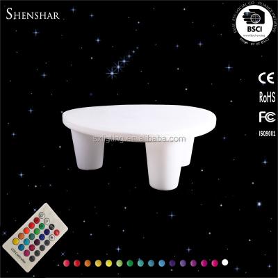 China Coffee table led tisch outdoor pool table waterproof swimming leisure led coffee table for sale