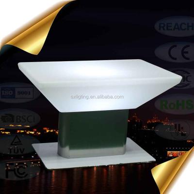 China SX-8856-CTB lighted modern LED coffee table / lighted events LED coffee table for sale