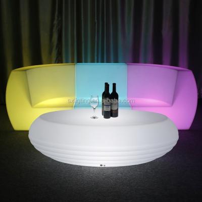 China Modern Led Modular Sofa Led Bar Sofa Set Night Club Led Furniture for sale