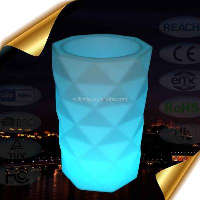 China SX-4060-FP LED flower pot/LED LFlower modern outdoor decorative vase for sale