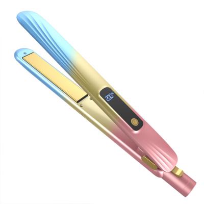 China Salon Safety High Quality Professional Ceramic Tourmaline Flat Iron with Steam Pod Straightener for sale