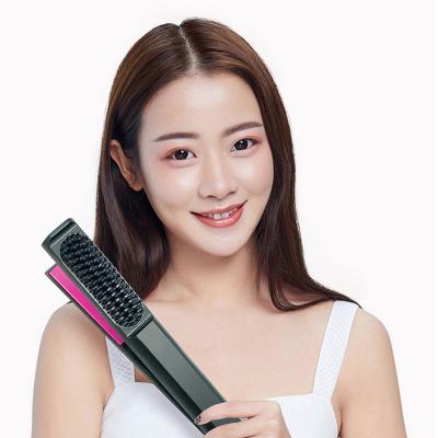 China Multifunctional Magic Roll Straight Hair Straightener Device Safety Straight Negative Ion Do Not Hurt Electric Hair Splint Straight Hair for sale