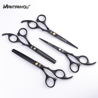 China Professional 5.5 Inch Barber Hair Thinning Scissors Stainless Steel Hair Cutting Scissors Shears Professional Hair Cutting Scissors Suit for sale