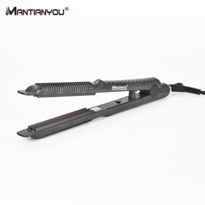 China Commercial Low Price Professional Hair Straightener With Teeth For Corn Curling Styling Hair Crimper for sale