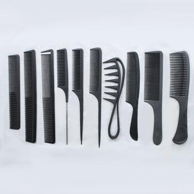 China Custom Styling Afro Detangling Hair Brush Carbon Label Tail Comb Anti Static Static Resistant Hair Salon High Temperature Resistant Braid for sale