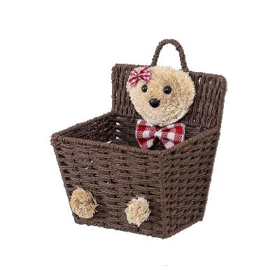 China No Household Rattan Hand Making Storage Organizer Cute Toy Rattan Storage Container Key Sundries Decoration Storage Box for sale